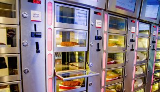 Distributeur automatique de street-food Amsterdam